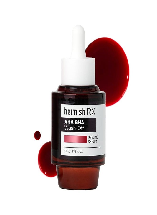 HEIMISH RX AHA BHA Wash-off Peeling Serum - Chemical Peel for Blackheads, Pore and Sebum, Gentle & Hydrating Face Exfoliant for Oily and Acne-prone skin, Korean Skincare, 35ml (1.18 fl. oz) - Image 1